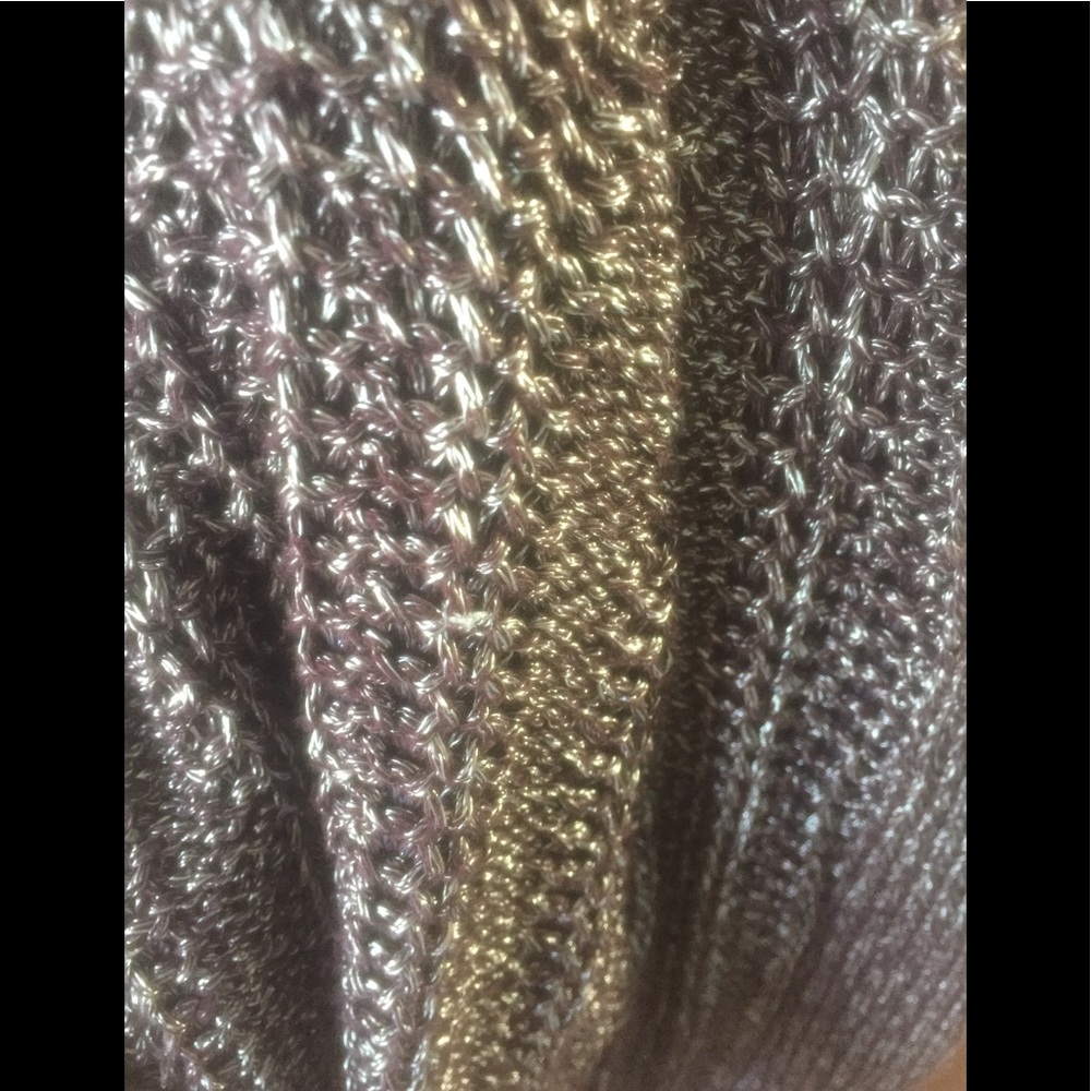 Anthropologie Moth Draped Shimmer Pin Up Cardigan - Picture 5 of 5